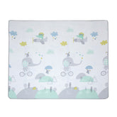 Covoras de Joaca, cu doua fete, termoizolant, cu girafa si elicopter, Multicolor, 200 x 180 x 0.8 cm - Daro Online